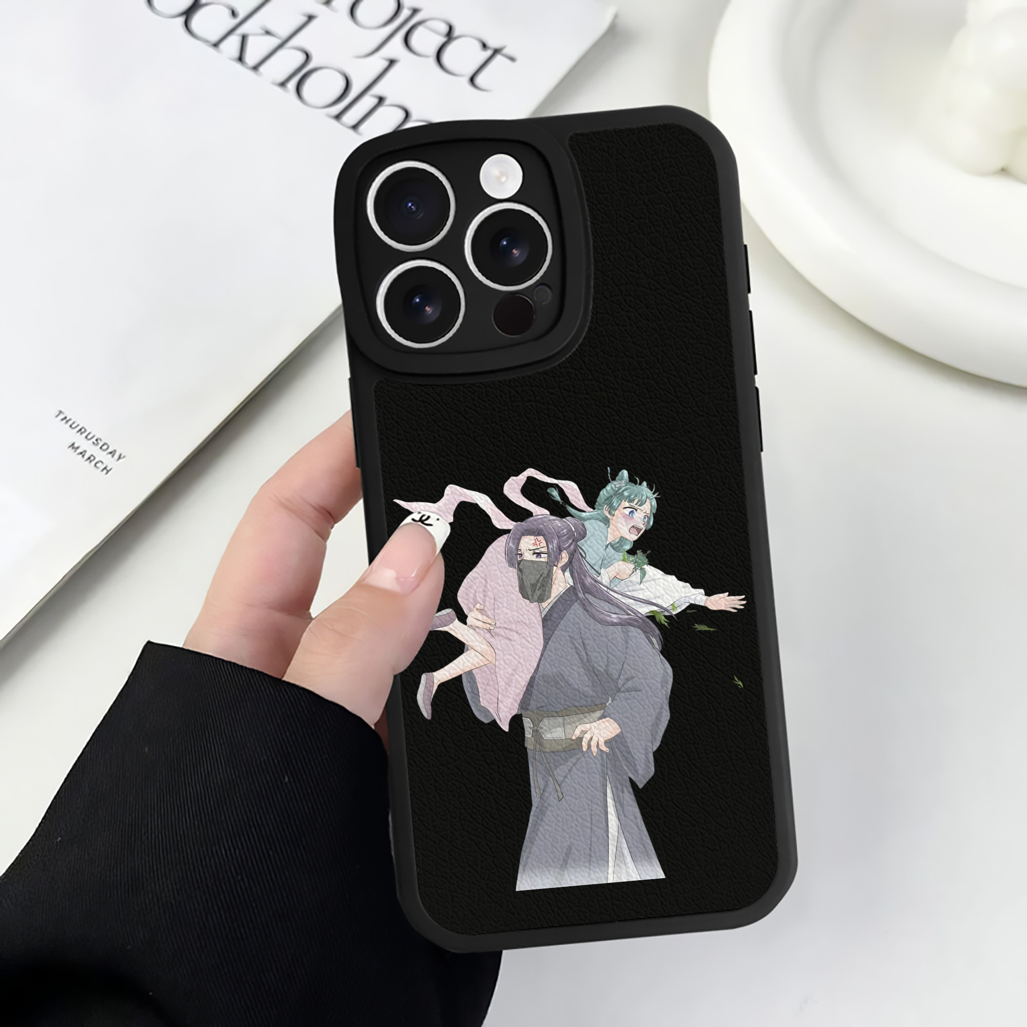 薬屋のひとりごと The Apothecary Diaries 【iPhone 16シリーズ対応】シリコンスマホケース（レザー調） 材質：シリコン
